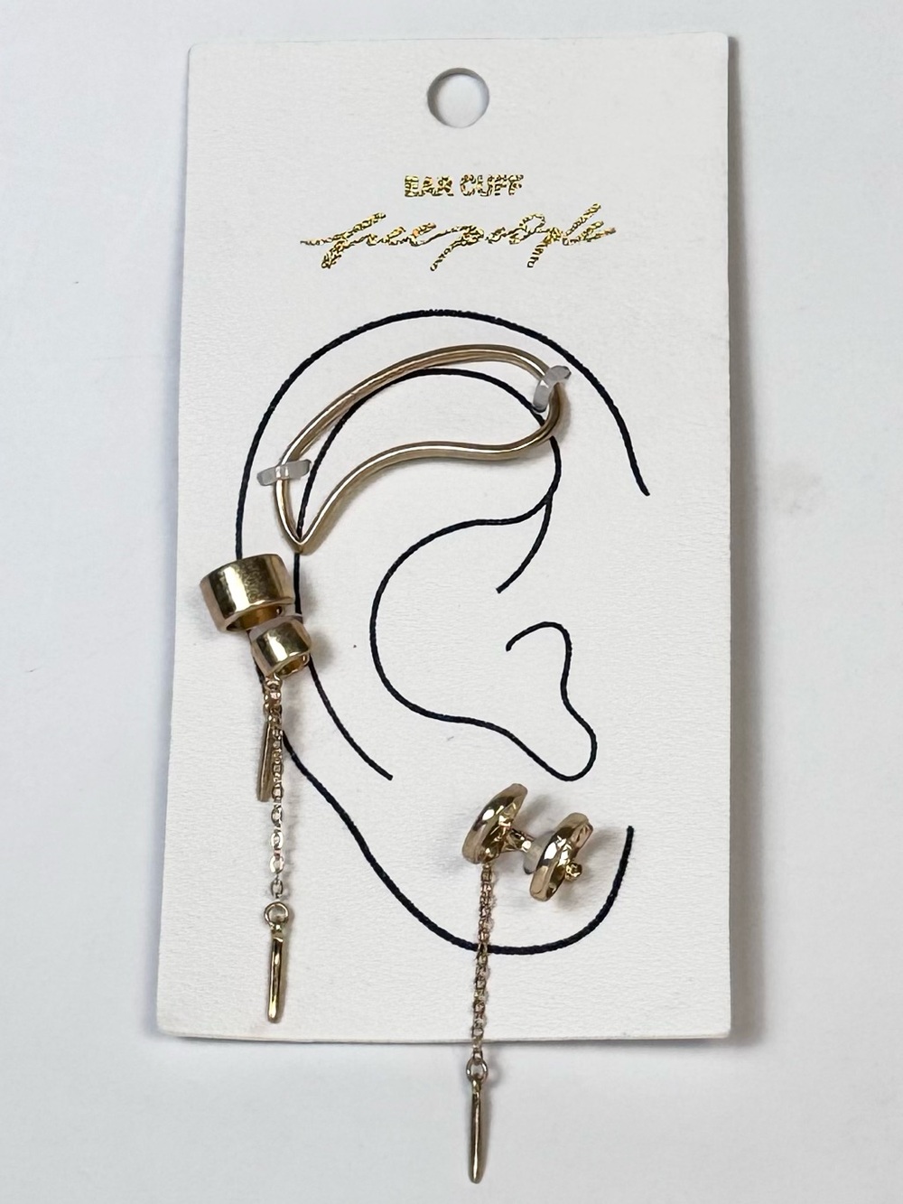 Free People Naomi Ear Cuff Set in Gold